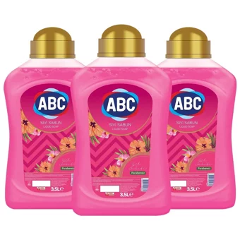 ABC Gül Nemlendiricili Parabensiz Köpük Sıvı Sabun 3.5 lt 3'lü