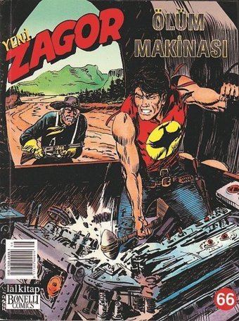 Zagor Sayı 66-Ölüm Makinası Moreno Burattini Lal Moreno Burattini Lal