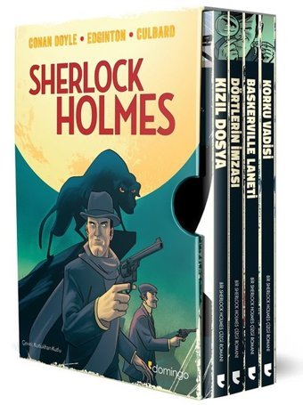 Sherlock Holmes Özel Kutulu Set-4 Kitap Takım Ian Edginton, I. N. J. Culbard, Sir Arthur Conan Doyle Domingo Yayınevi Ian Edginton, I. N. J. Culbard, Sir Arthur Conan Doyle Domingo Yayınevi
