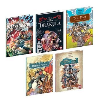 Disney Çizgi Klasikleri Seti - 5 Kitap Seti Kolektif Beta Kids Kolektif Beta Kids