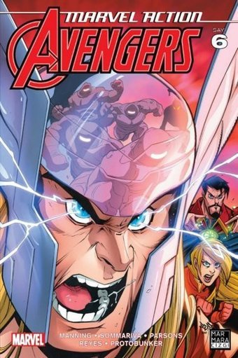 Marvel Action Avengers - 6 Matthew K. Manning Marmara Çizgi Matthew K. Manning Marmara Çizgi