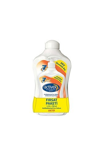Activex Nemlendiricili Antibakteriyel Köpük Sıvı Sabun 700 ml+1.5 lt 8'li