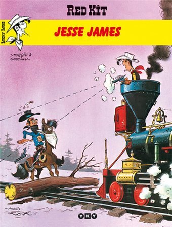 Red Kit 25 - Jesse James Morris (Maurice de Bevere), Rene Goscinny Yapı Kredi Yayınları Morris (Maurice de Bevere), Rene Goscinny Yapı Kredi Yayınları