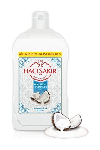 Hacı Şakir Hindistan Cevizi Sütü Nemlendiricili Köpük Sıvı Sabun 1.5 lt Tekli