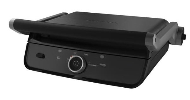 Grundig CG 8040 6 Dilim Döküm Çıkartılabilir Plaka Tek Yönlü 2400 W Izgaralı Gri Tost Makinesi