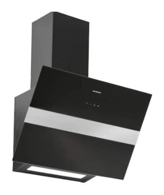 Silverline 630 m3/h 60 cm Duvar Tipi Davlumbaz Siyah