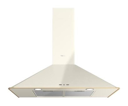 Teka DOS 90.2 175 W 603 m3/h 90 cm Cam Bacalı Duvar Tipi Davlumbaz Krem