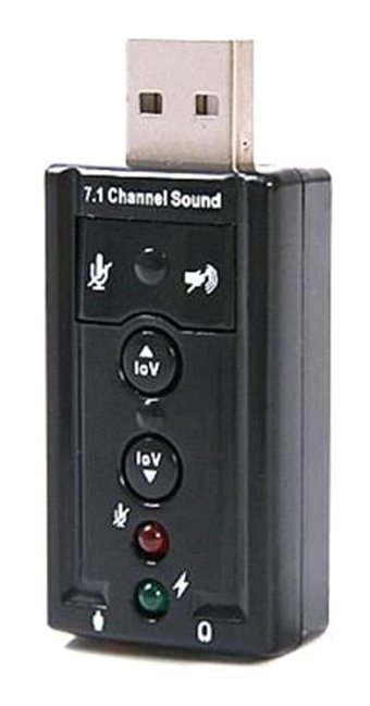 Hytech HY-U717 USB 16 Bit Girişli 7.1 Harici Ses Kartı