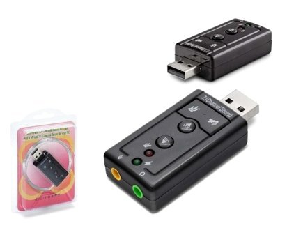 Hadron HN4177 USB Çift Girişli 7.1 Harici Ses Kartı