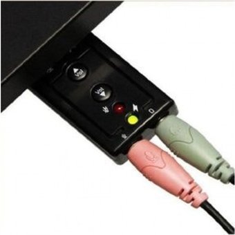 Concord USB Çift Girişli 7.1 Harici Ses Kartı