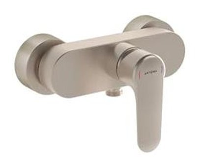 Artema Root Round A4272634 Pirinç Çift Delikli Aç Kapa Yarı Ankastre Banyo Bataryası Nikel