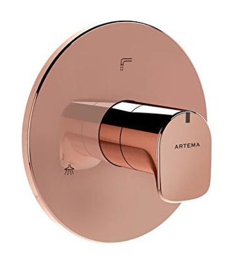 Artema Root Round A4269626 Krom Aç Kapa Ankastre Banyo Bataryası Bakır