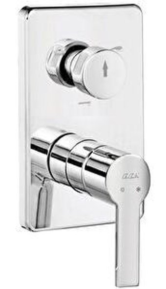 Eca Delta 102167307-k Krom 3 Delikli Aç Kapa Ankastre Banyo Bataryası Gümüş