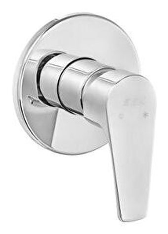 Eca Niobe 102167113-y Krom Kare Ankastre Banyo Bataryası Gümüş