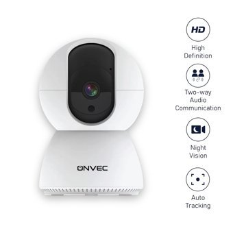 Onvec 2gen Tuya 1 Kameralı Gece Görüşlü IP İç Mekan Kablosuz Güvenlik Kamerası