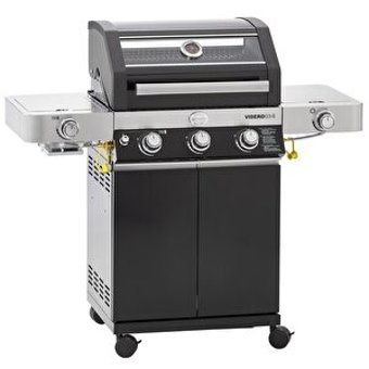 Rösle Videro G3-s Vario Gazlı Kapaklı Yuvarlak Tekerlekli Barbekü