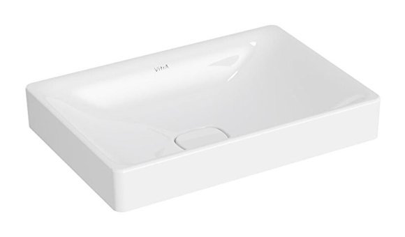 Vitra Metropole 7535b0031398 Tekli 60 cm Seramik Dikdörtgen Lavabo Beyaz