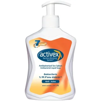 Activex Nemlendiricili Antibakteriyel Köpük Sıvı Sabun 300 ml Tekli