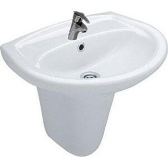 Serel De43tds110h 2841t+2822 Tekli 51 cm Seramik Lavabo Beyaz