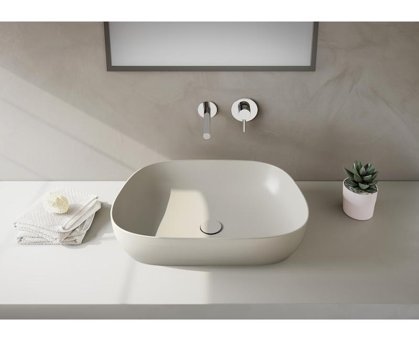 Vitra Outline Recycled 7993b0660016 Tekli 63 cm Seramik Çanak Lavabo Bej