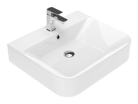 Paluci Mia Tekli 55 cm Porselen Çanak Lavabo Beyaz