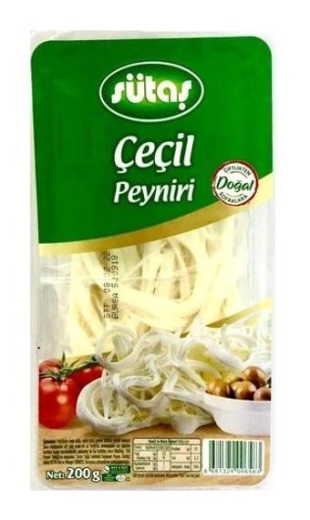 Sütaş Çeçil İnek Peyniri 200 gr