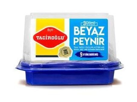 Taciroğlu Dilimli Beyaz Koyun Peyniri 450 gr