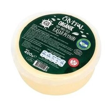 Orvital Organik Tam Yağlı Taze Kaşar İnek Peyniri 400 gr