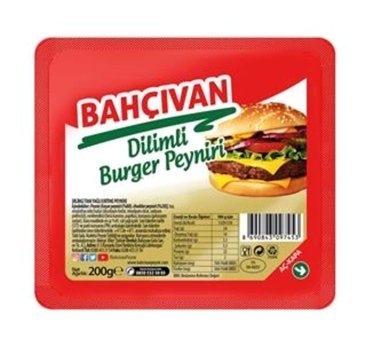 Bahçivan Dilimli Burger İnek Peyniri 200 gr