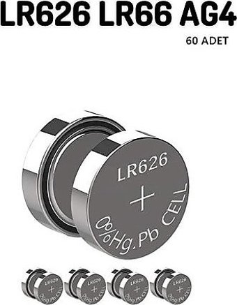 Transformacion Ag10 LR54 Pil 60'lı