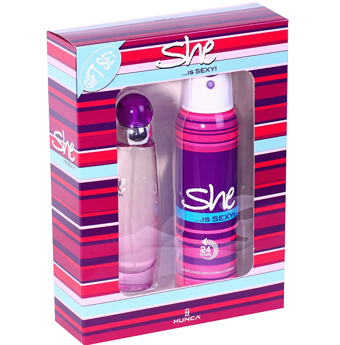 She Sexy İkili Kadın Parfüm Deodorant Seti EDT 50 ml + Deodorant 150 ml