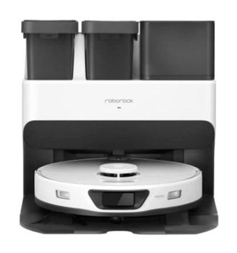 Roborock S7 Max Ultra Haritalı Çöp İstasyonlu Moplu Hepa Filtreli 5500 Pa Beyaz Robot Süpürge