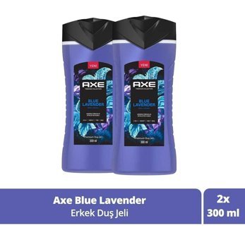 Axe Premium Collection 3 in 1 Vücut Saç Yüz Lavanta Nane Nemlendirici Duş Jeli 2x300 ml
