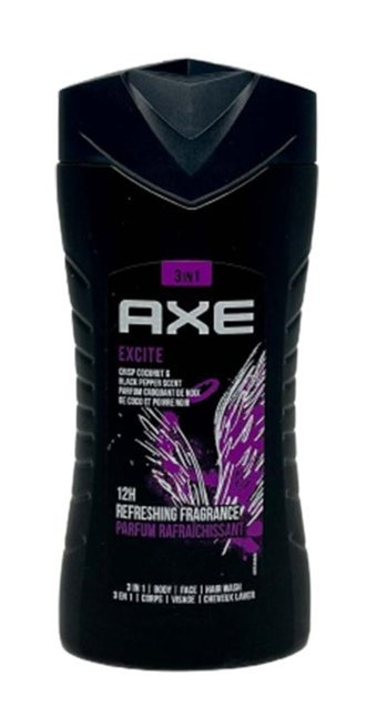 Axe Excite 3in1 Hindistan Cevizi Nemlendirici Duş Jeli 250 ml