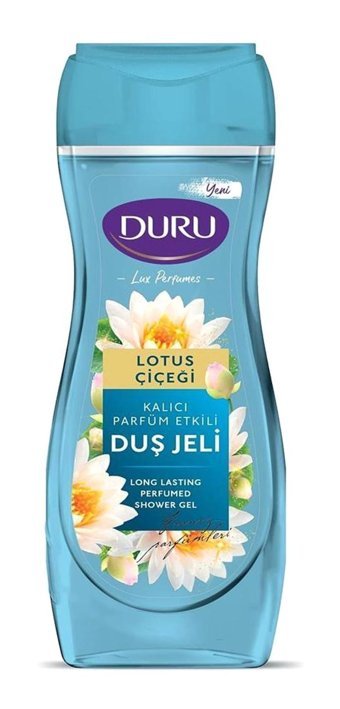 Duru Lux Parfumes Kalıcı Parfüm Etkisi Lotus Çiçeği Nemlendirici Duş Jeli 450 ml