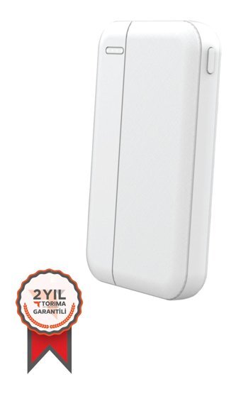 Torima Hızlı Şarj 5000 mAh Powerbank Beyaz