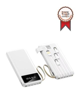 Torima Hızlı Şarj 10000 mAh Powerbank Beyaz