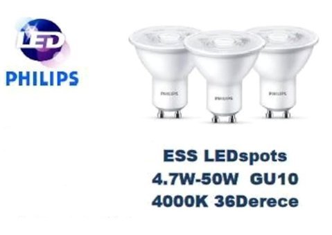 Philips Essential 50 W Tasarruflu Beyaz GU10 Led Ampul 6 Adet