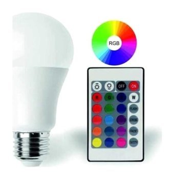 Panther 9 W Tasarruflu Akıllı Renkli Rgb Kumandalı E27 Armut Led Ampul