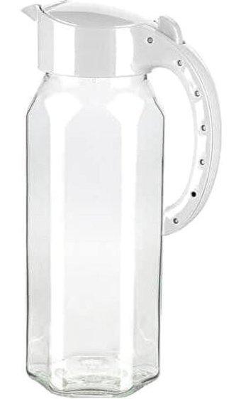 Depposite Ala Jug Cam 1.5 lt Plastik Kapaklı Sürahi