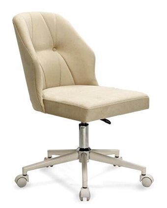 Meltem Elegance Dönerli Krem Çalışma Sandalyesi