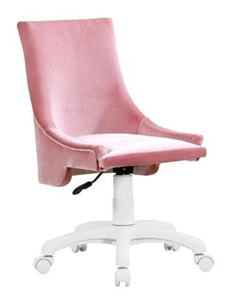 Meltem Prestij Dönerli Pembe Çalışma Sandalyesi