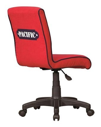 Meltem Pacific Dönerli Kırmızı-Siyah Çalışma Sandalyesi