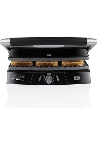 Arnica Tostit GH26300 6 Dilim Granit Çıkartılabilir Plaka Tek Yönlü 1750 W Izgaralı inox Tost Makinesi