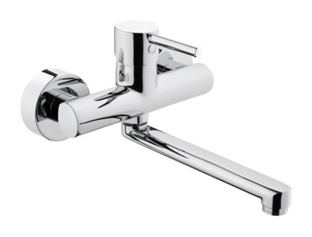 Artema Minimax S A42095 Aplike Çift Girişli Aç Kapa Eviye Bataryası Gümüş