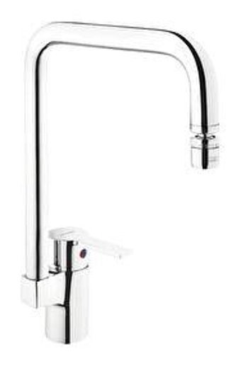 Artema Single A42388 Çift Girişli Aç Kapa Eviye Bataryası Gümüş