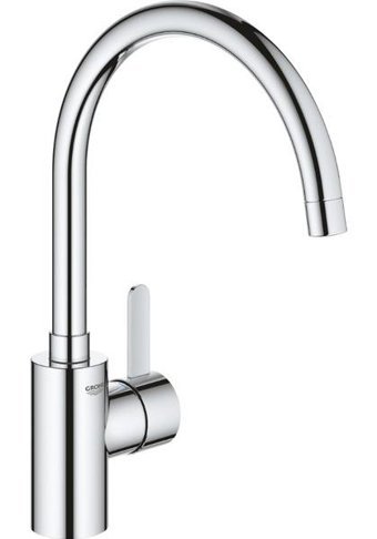 Grohe Eurocosmo-32843002 Çift Girişli Aç Kapa Eviye Bataryası Gümüş