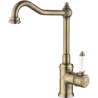 Newarc Elite 130535 Çift Girişli Aç Kapa Eviye Bataryası Bronz