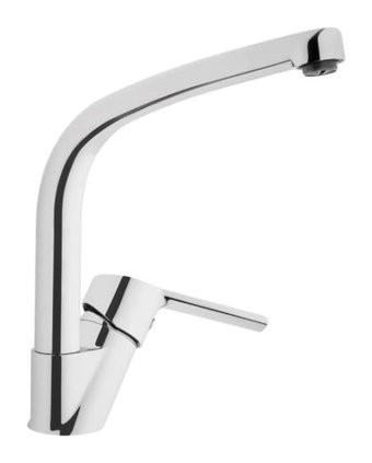Artema Axe S A42158 Large Çift Girişli Aç Kapa Eviye Bataryası Gümüş