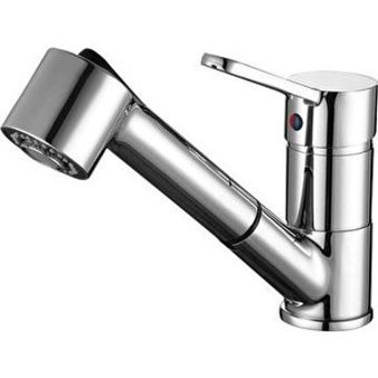 Creavit Mf8320s Spiralli Çift Girişli Aç Kapa Eviye Bataryası Gümüş